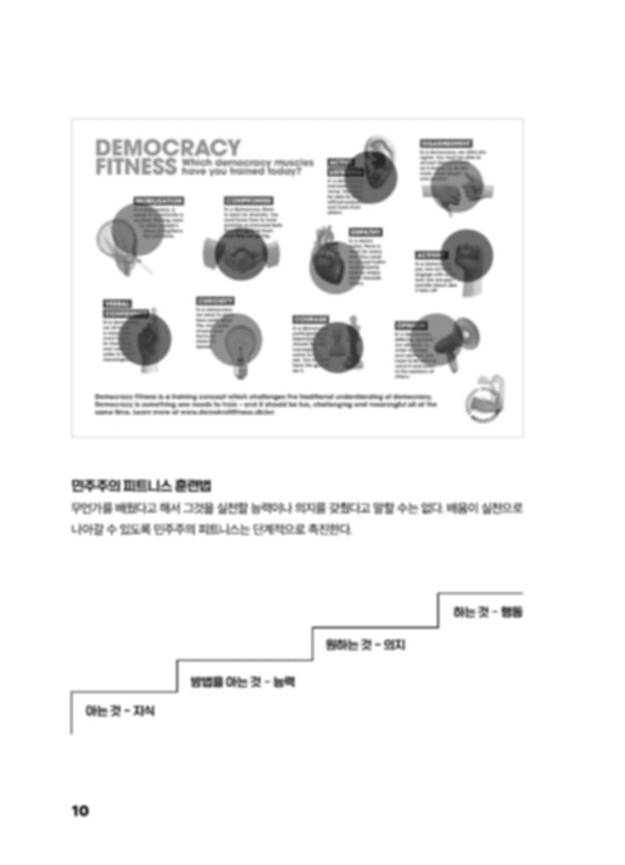 민주주의 피트니스 안내자 가이드북 PDF 10페이지 내지